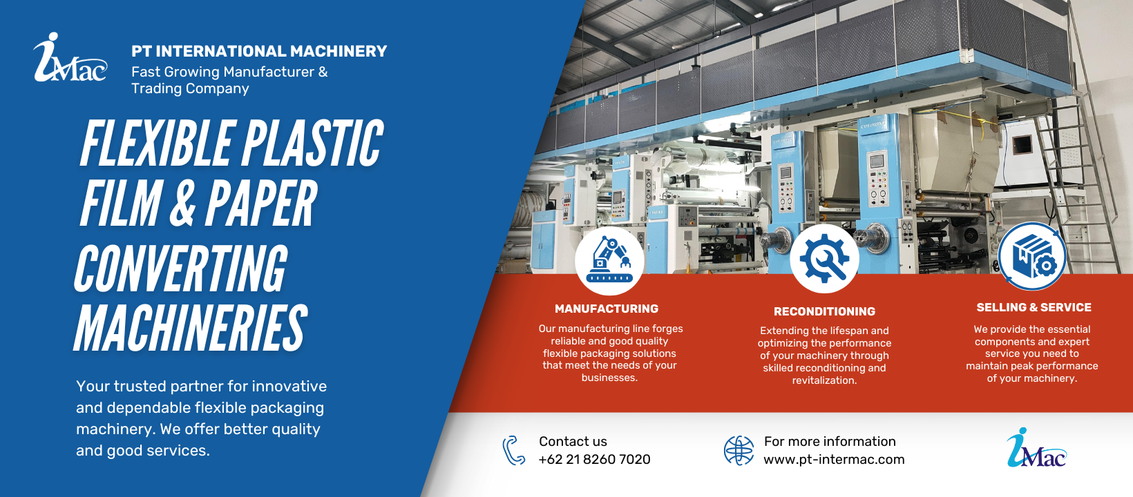 Flexible Plastic Film And Paper Packaging Machine